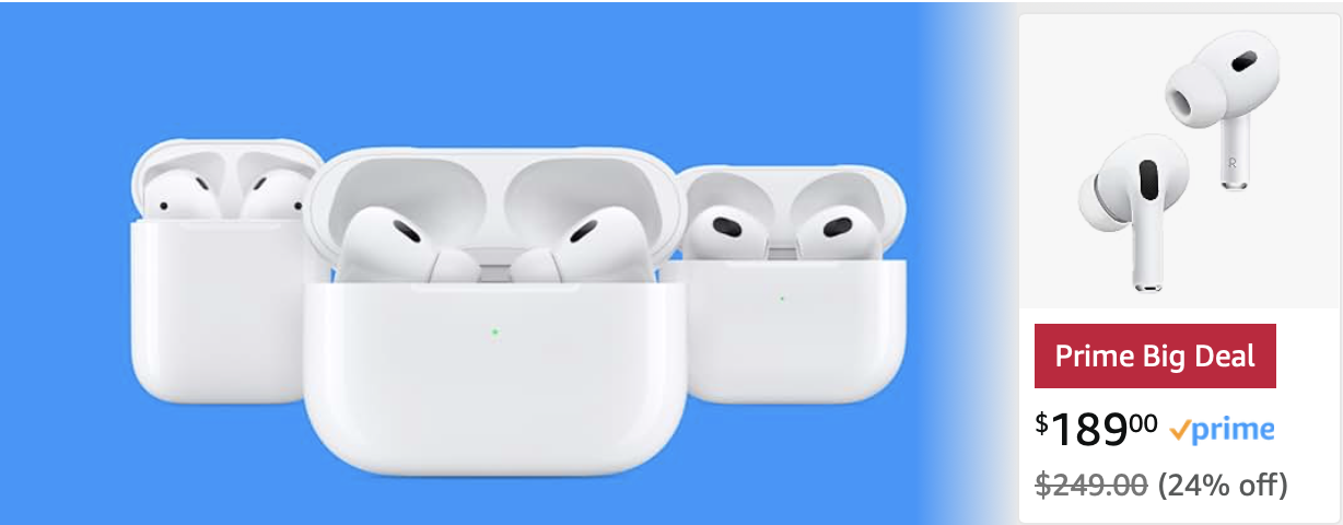 AirPods Featured During Amazon's Big Deal Days